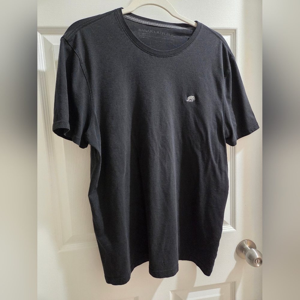 Banana Republic Black Short Sleeve Tee